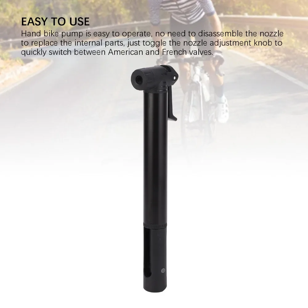 Bike Pump Frame Mount - مضخة دراجة محمولة صغيرة من سبائك
