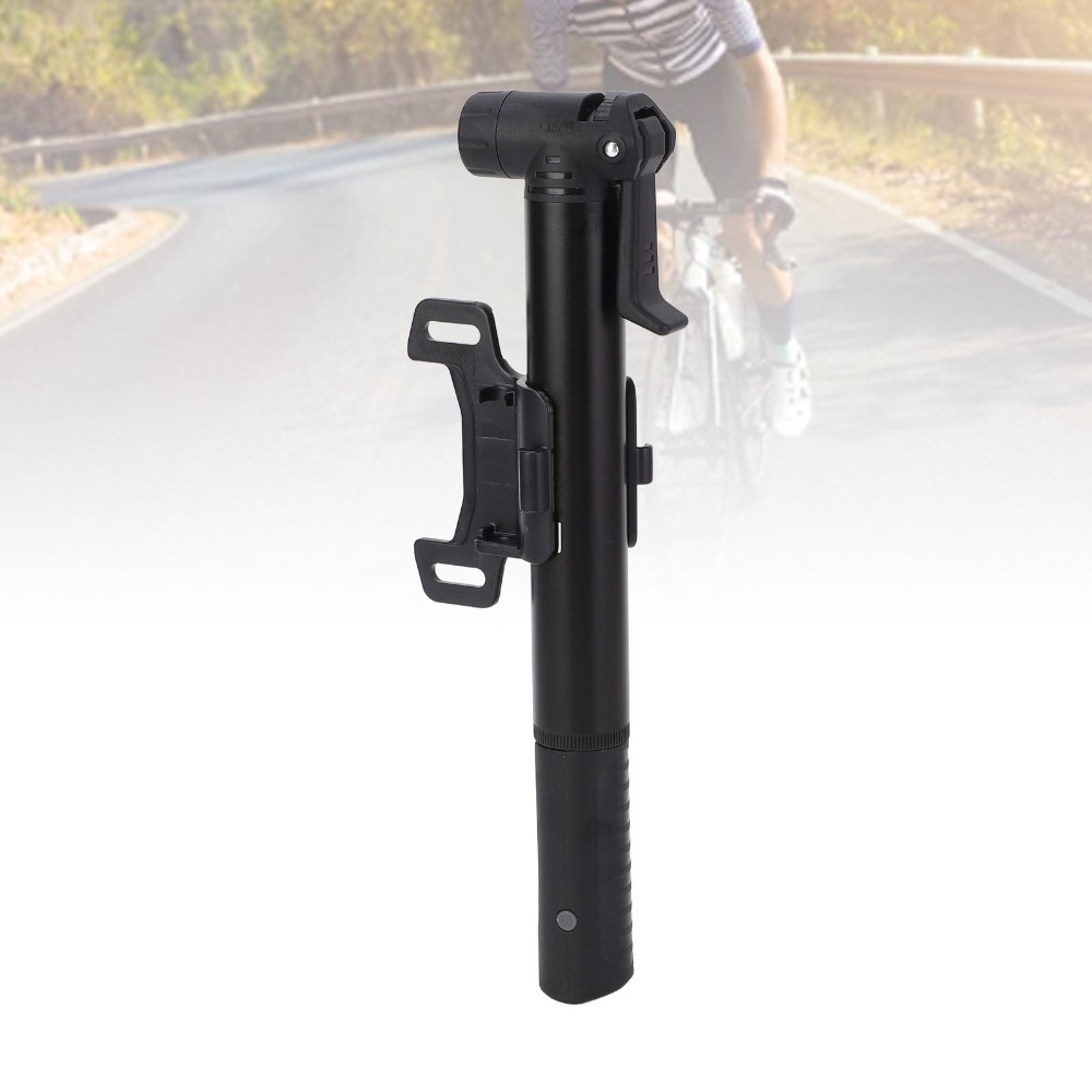 Bike Pump Frame Mount - مضخة دراجات محمولة من سبائك الألومنيوم،
