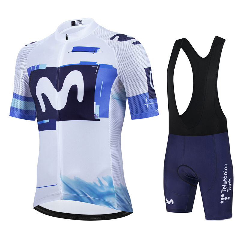 Cycling Community - Movistar Pro Team الصيف الدراجات جيرسي