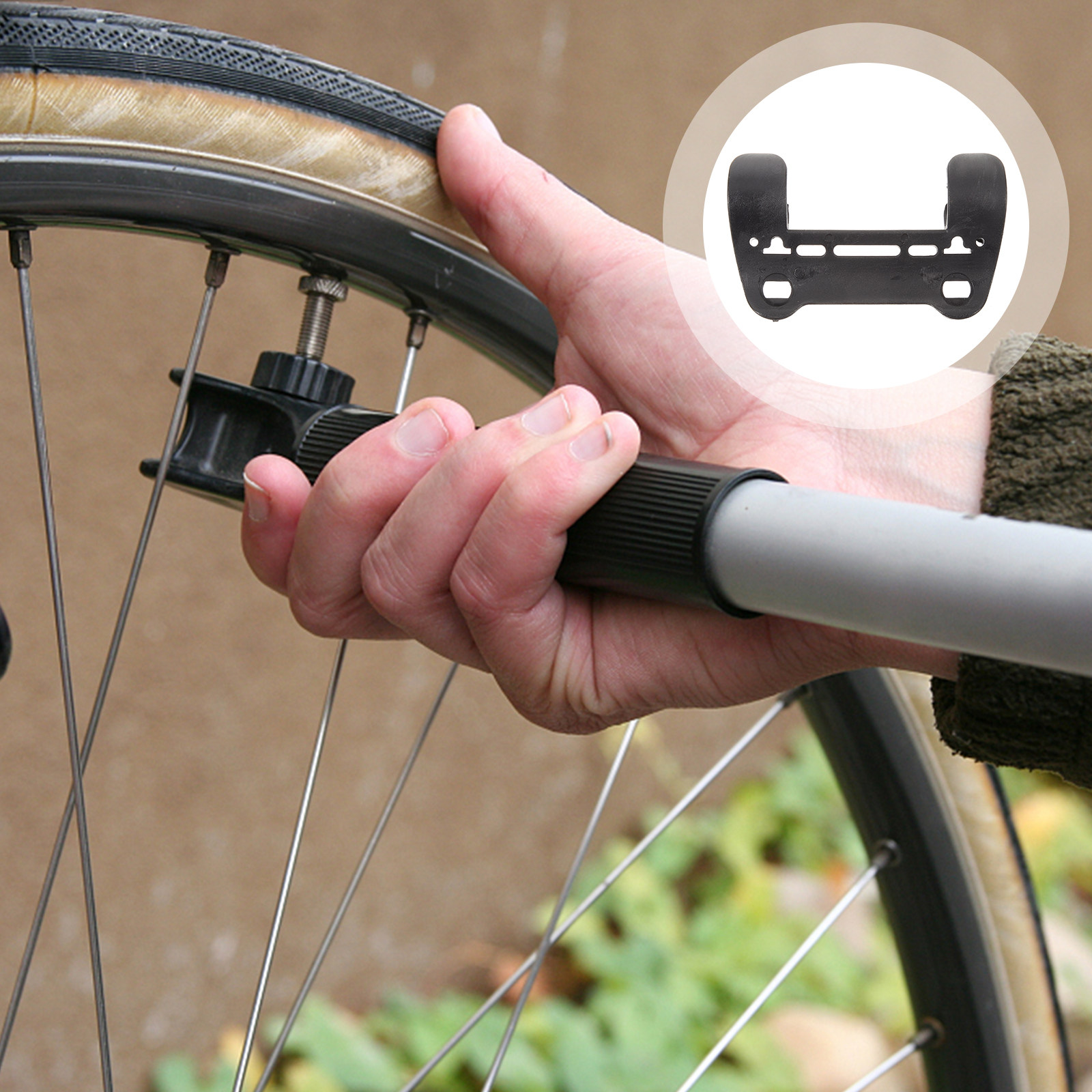 Bike Pump Frame Mount - حامل مضخة هواء احترافي للدراجات، حامل