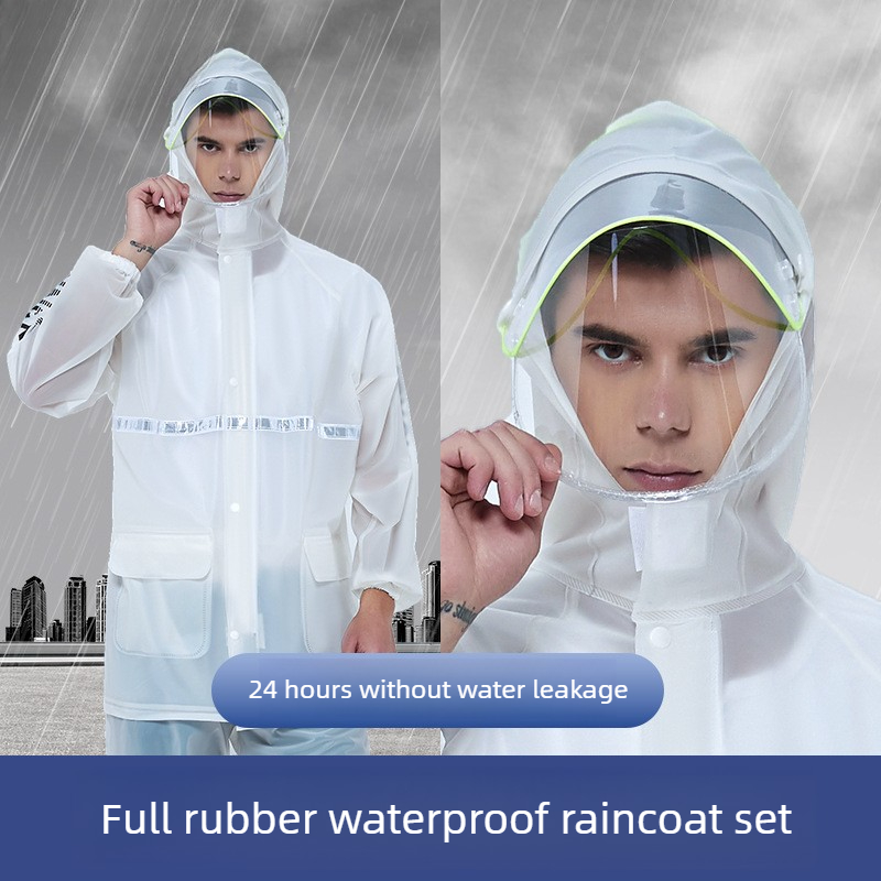 بدلة مطر عاكسة للضوء مكونة من  - مراجعة Cycling Commute Jacket وسعره