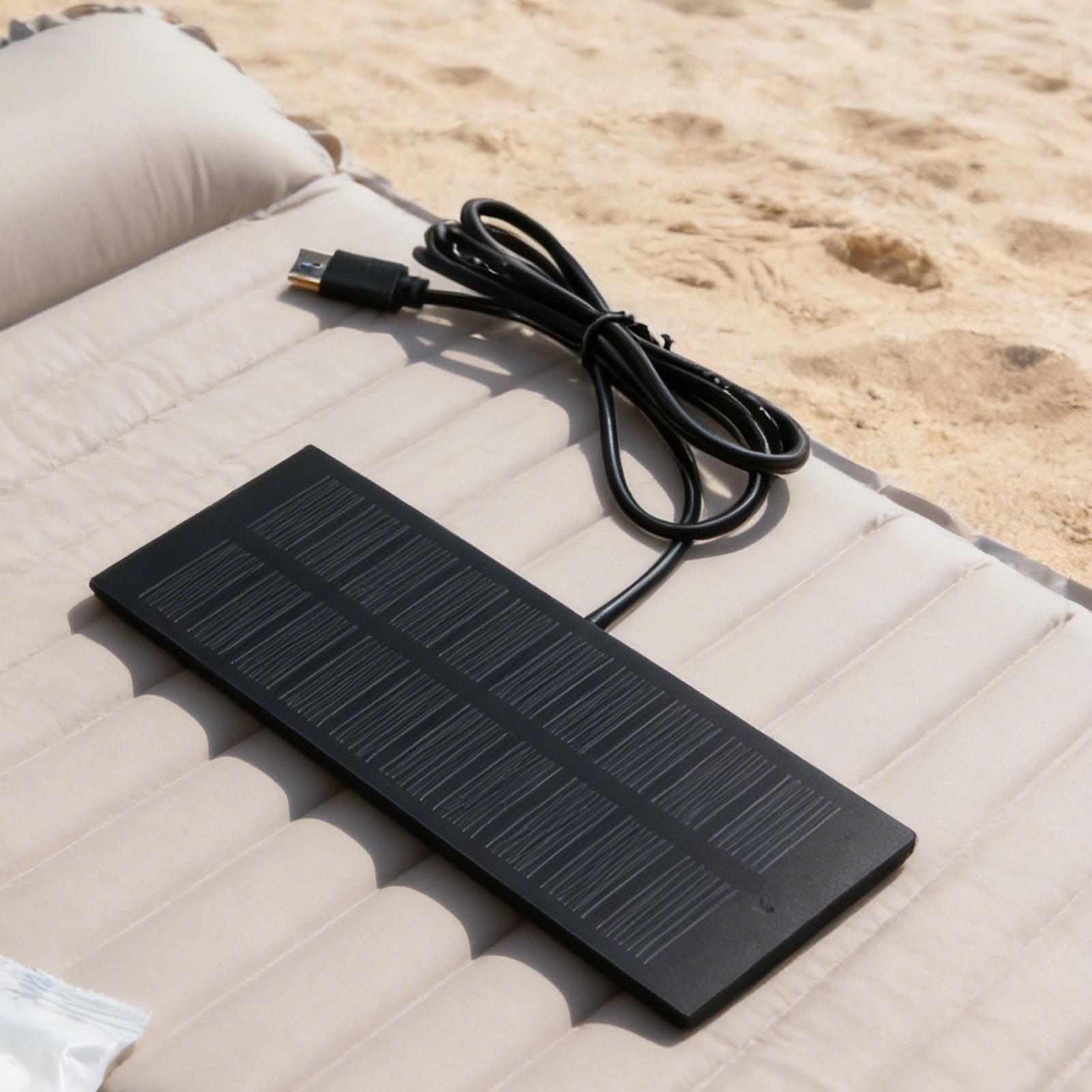 لوحة شمسية محمولة 5 واط 5 فولت - مراجعة Usb Charger Dynamo وسعره