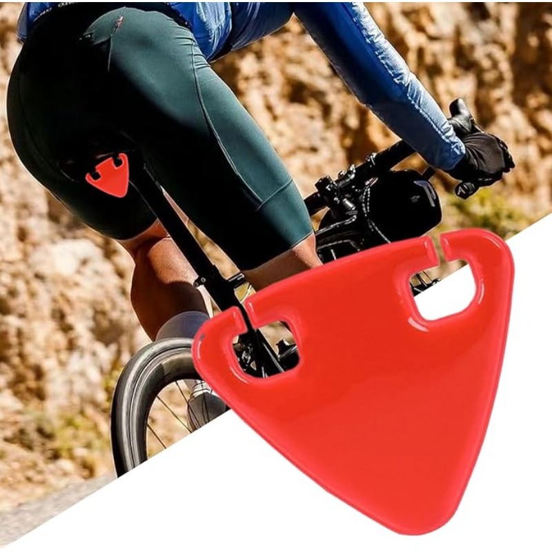 ملحق عاكس مثلث الشكل أحمر اللو - مراجعة Commuting By Bike وسعره