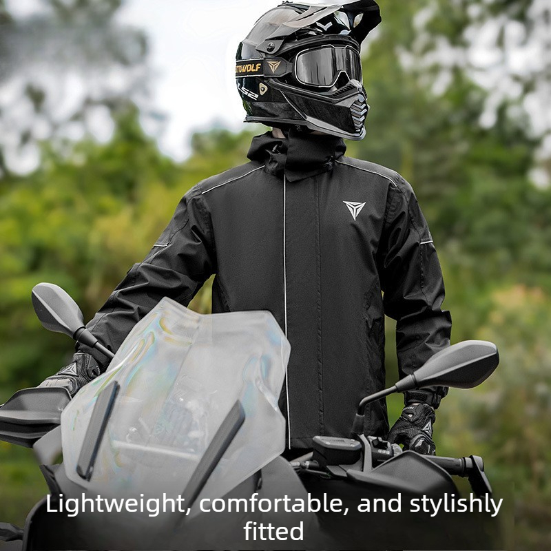 بدلة مطر للدراجات النارية، ستر - مراجعة Cycling Commute Jacket وسعره