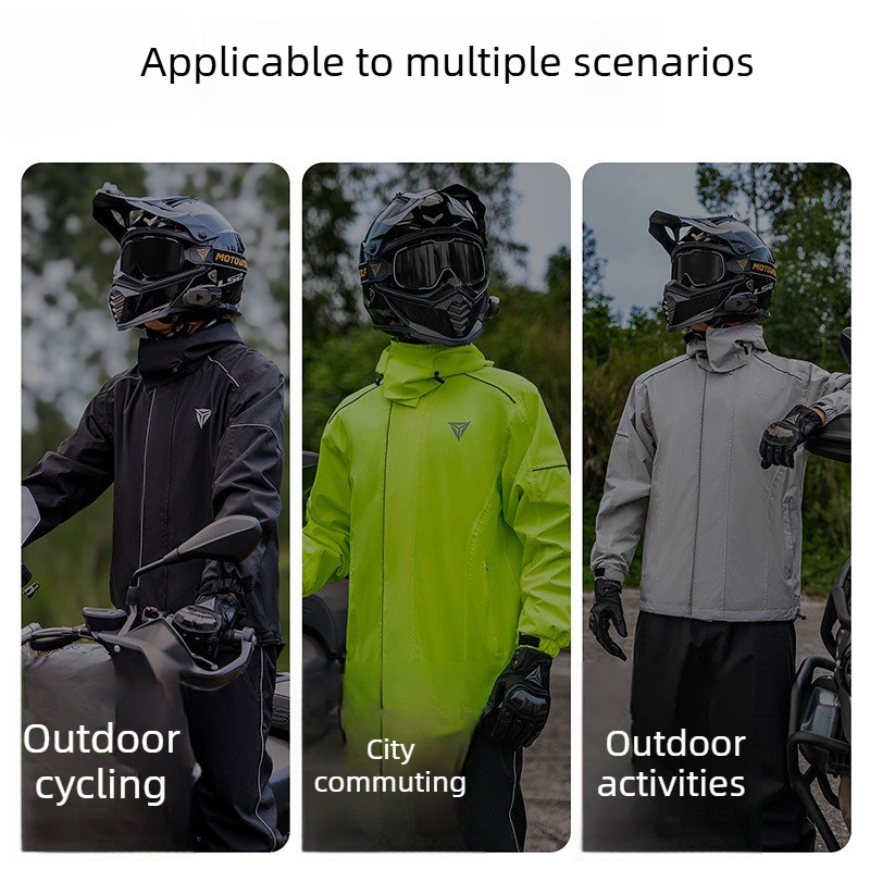 بدلة مطر للدراجات النارية، ستر - مراجعة Cycling Commute Jacket وسعره